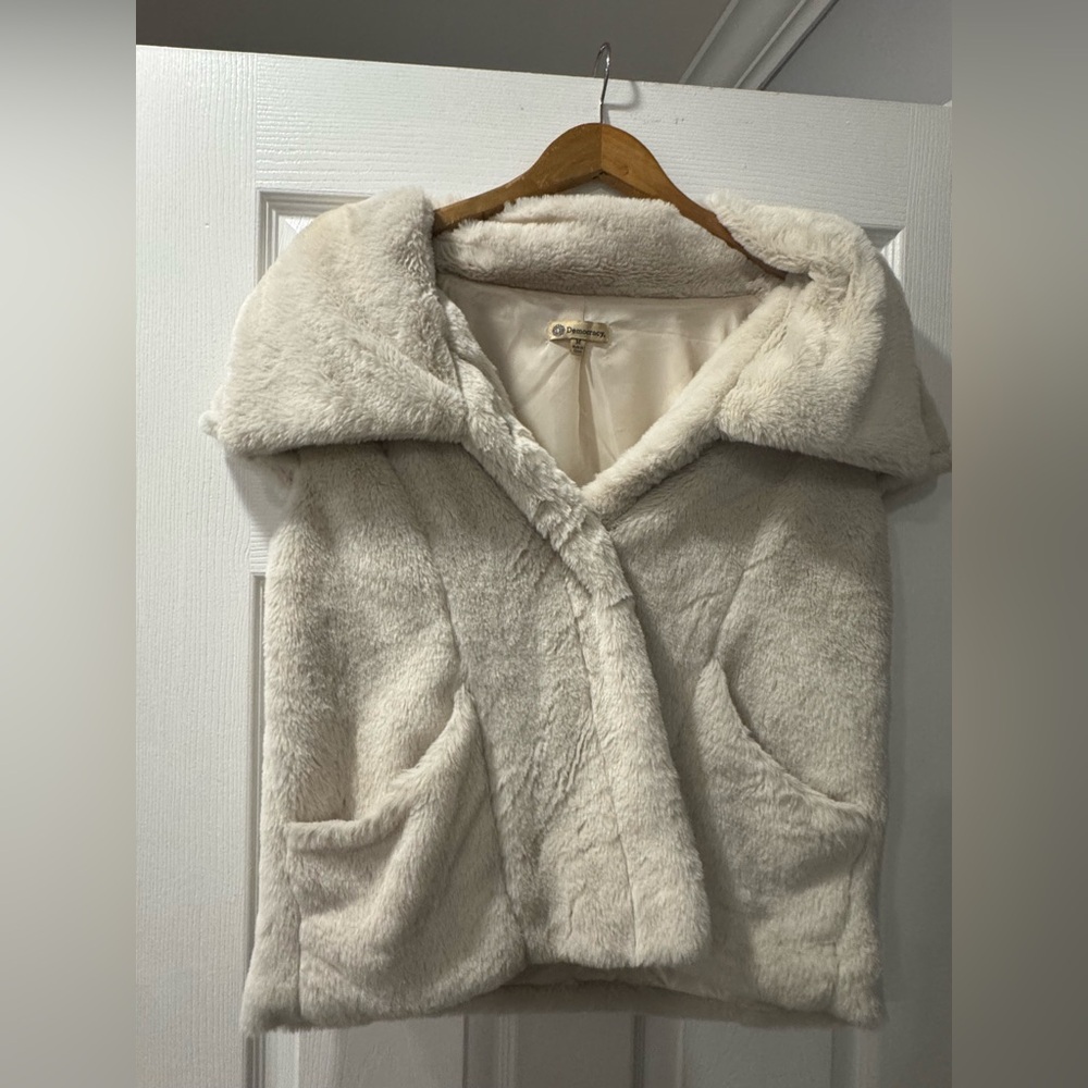 Democracy Cream Teddy Vest